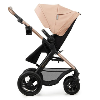 Kinderkraft Moov 2 3-in-1 Travel System with Mink Pro i-Size Car Seat – Sand Beige
