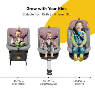 JoviKids Ranger Spin 360 Car Seat - Pink