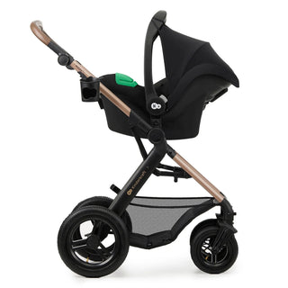 Kinderkraft Moov 2 3-in-1 Travel System with Mink Pro i-Size Car Seat – Sand Beige