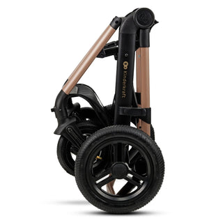 Kinderkraft Moov 2 3-in-1 Travel System with Mink Pro i-Size Car Seat – Sand Beige