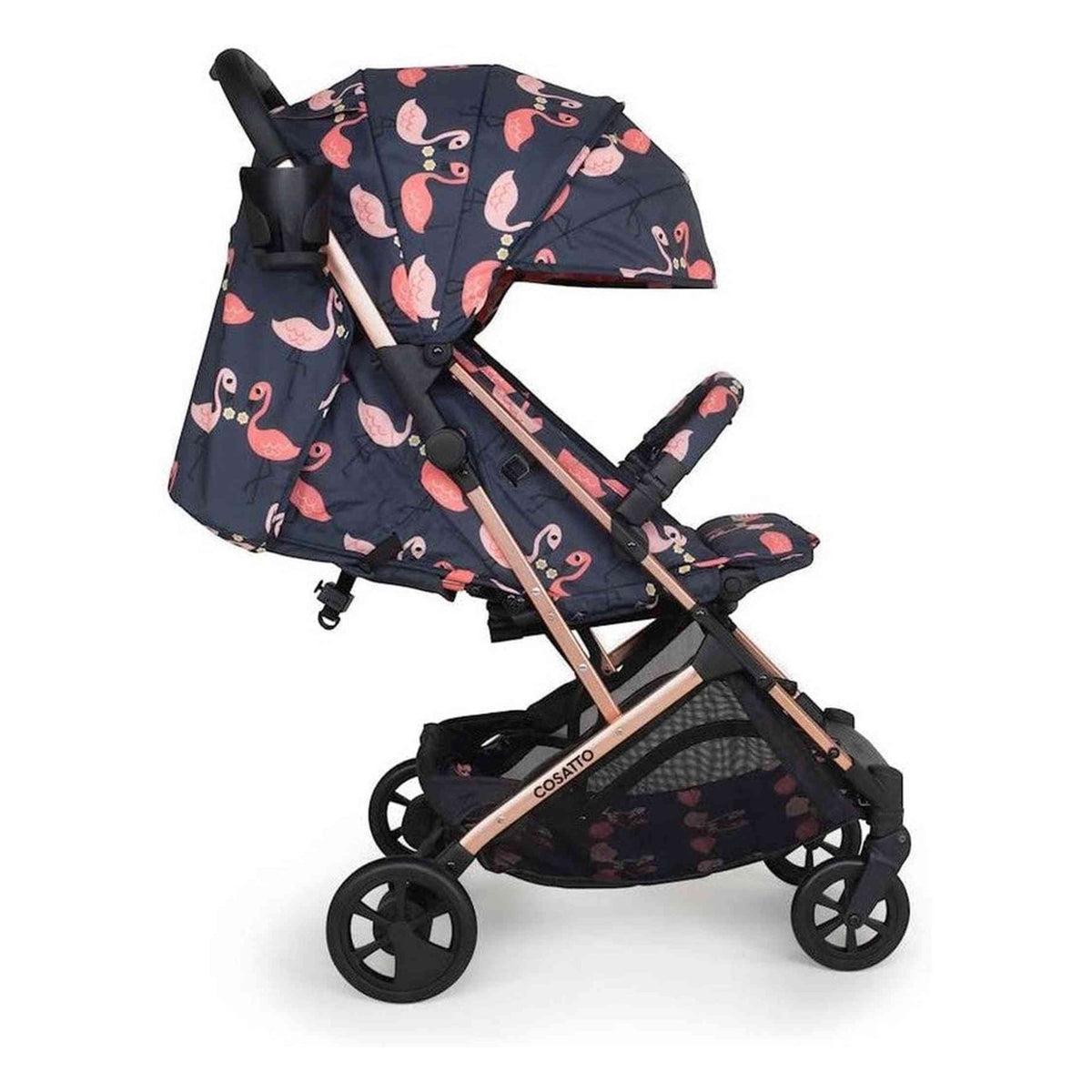 Cosatto Woosh 3 Pushchair – Compact & Lightweight - Pretty Flamingo