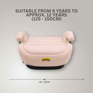 JoviKids Ohho+ i-Size ISOFIX Booster Seat with Cup Holder 6–12 Years Rosewood