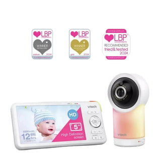VTech RM5766HD Smart Wi-Fi Baby Monitor with 5" Screen & Pan Tilt Camera