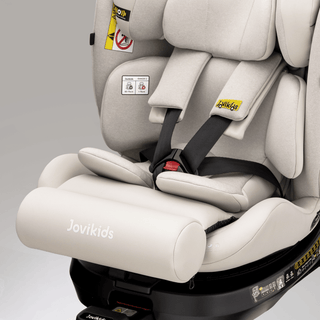 JoviKids Ranger 2 i-Size Car Seat with Leg Extension Cushion - Milkstone