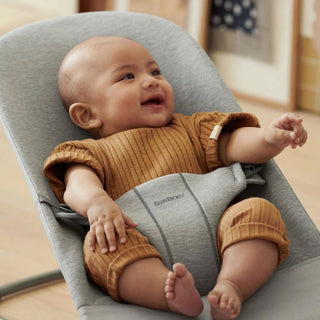 BabyBjorn Bouncer Bliss – 3D Jersey Light Grey | Ergonomic Baby Bouncer & Chair