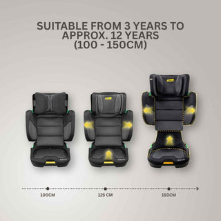 JoviKids Rober+ Folding i-Size Booster Car Seat 3–12 Years Twilight