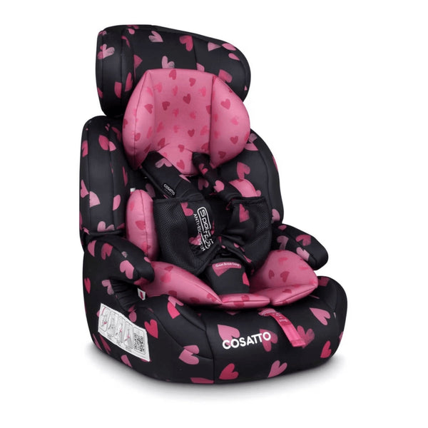 Cosatto Zoomi Car Seat Group 1/2/3 – Charcoal Lighthearted