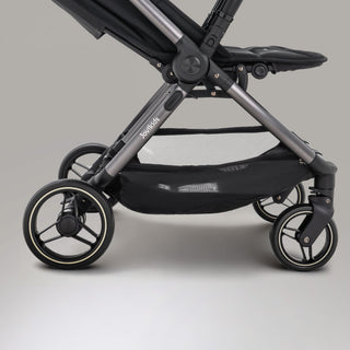 JoviKids Ayla Twin Pushchair – Lightweight Double Stroller with Compact Fold Black