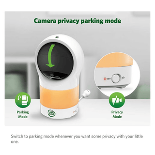 LeapFrog Baby Monitor with Motorized Pan and Tilt Camera – White LF1911HD