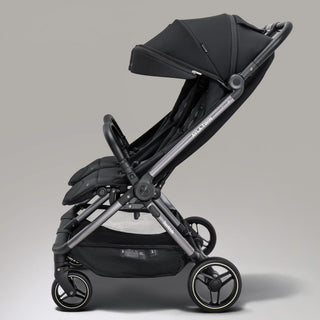 JoviKids Ayla Twin Pushchair – Lightweight Double Stroller with Compact Fold Black