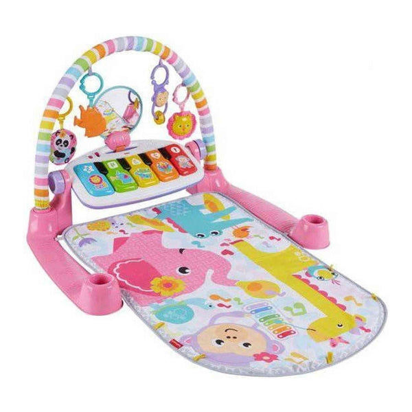 Fisher-Price Deluxe Kick & Play Piano Gym | Smart Stages Baby Play Mat with Lights, Music & 5 Toys