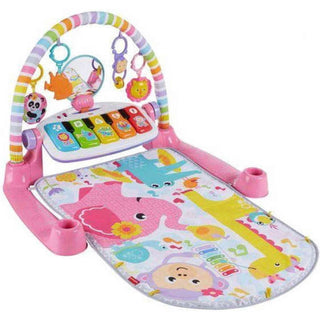 Fisher-Price Deluxe Kick & Play Piano Gym | Smart Stages Baby Play Mat with Lights, Music & 5 Toys