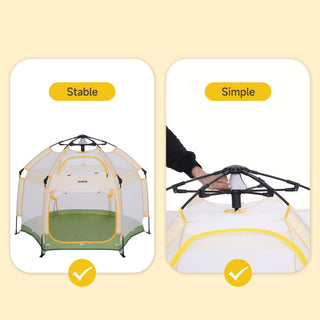 Jovikids Portable Play Tent – Pop-Up Kids Teepee Indoor & Outdoor - Green