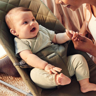 BabyBjorn Bouncer Bliss – Woven, Classic Quilting, Dark Green
