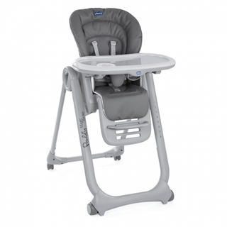 Chicco Polly Magic Highchair – Birth to 3 Years | Adjustable Height, Removable Tray, Toy Bar