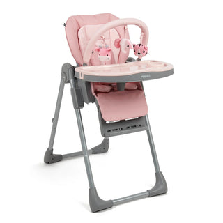 Puggle Foodie Eat & Play 9-in-1 Hi-Lo Highchair – Blush Pink