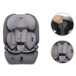 Chicco Gro-Up i-Size Car Seat 76–150cm – Lightweight Belt-Fit Seat 15m–12y Stone