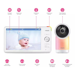 VTech RM7766HD Smart Pan & Tilt Baby Monitor – 7 Inch Display