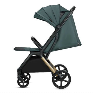 Kinderkraft Loom Stroller – Jade Green | Lightweight, Foldable Pushchair for Birth to 22kg
