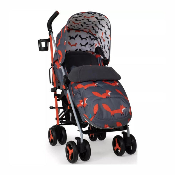 Cosatto Supa 3 Stroller Birth to 25kg – Charcoal Mister Fox