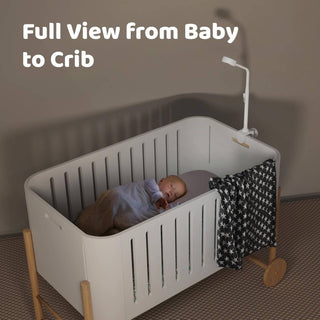 NETVUE Peekababy Baby Camera – Smart Monitor with Sleep Analysis, 4-in-1 Crib Mount & Night Vision