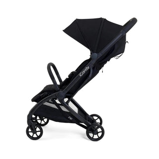 iCandy Pip Compact Pushchair – Lightweight, Cabin-Approved Stroller for Urban Living & Travel | Lie-Flat Seat, One-Hand Fold, Raincover -Black