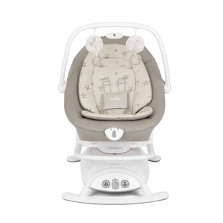 Joie Sansa 2-in-1 Bouncer and Rocker – Cosmo Tan | Soothing Motions, Lullabies, and Recline