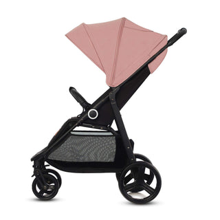 Kinderkraft Grande Plus Pushchair – Pink | One-Hand Fold, Lie-Flat Seat, Birth to 22kg
