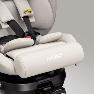 JoviKids Ranger 2 i-Size Car Seat with Leg Extension Cushion - Milkstone