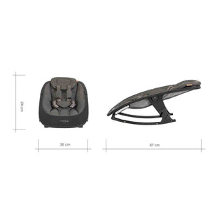 Tutti Bambini Nova Evolutionary Baby Infant Rocker Padded Seat Liner Black/Black