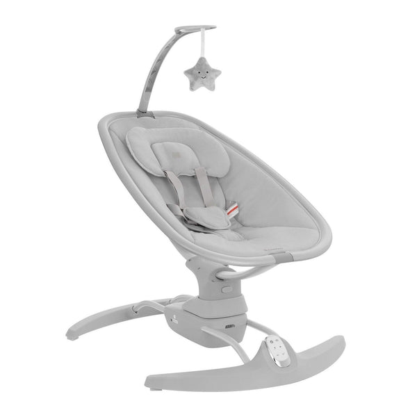 KikkaBoo Spinny Electric Baby Swing & Hammock Birth to 9kg – Grey