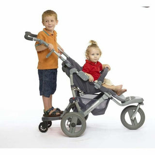 Tigex 80834153 On Board Plush Rolling Pushchair from Approx 2 years - Grey