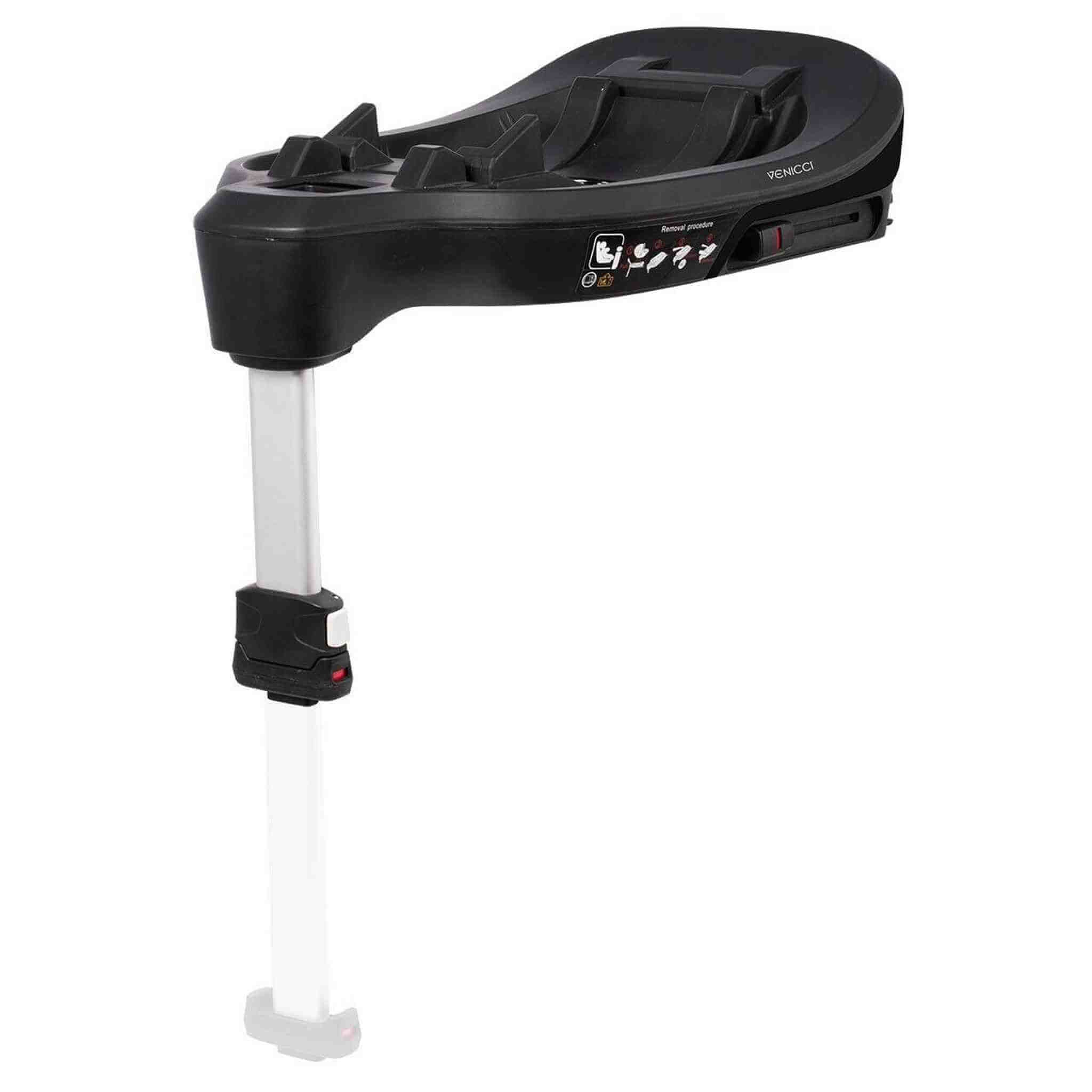 Venicci Engo i-Size Car Seat ISOFIX Base Soft Padded Black – The