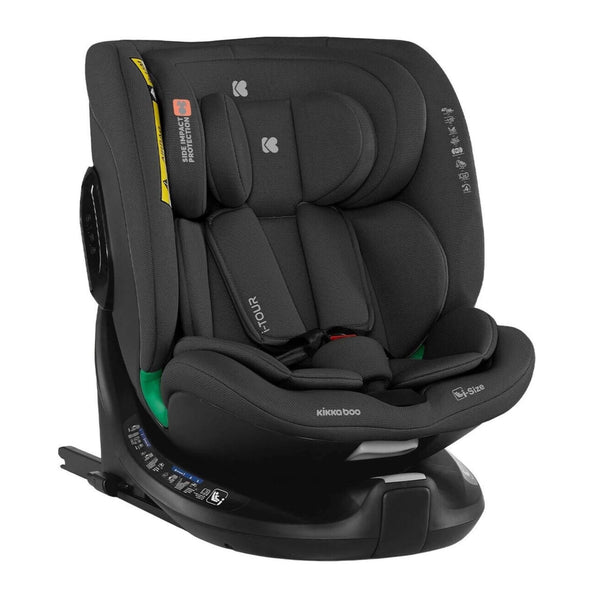 KikkaBoo i-Tour 360 i-Size ISOFIX Car Seat 40–150cm – Black