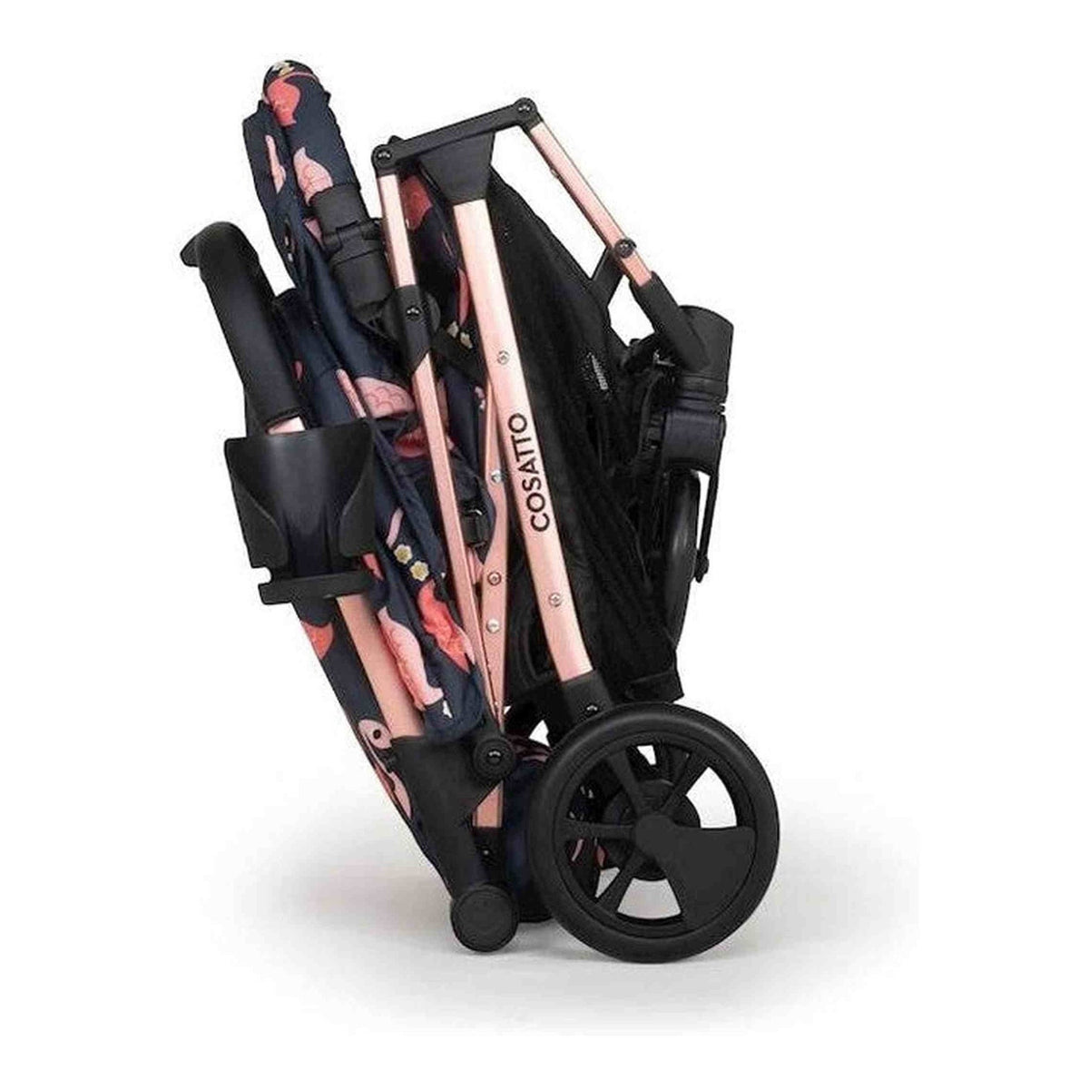 Cosatto Woosh 3 Pushchair – Compact & Lightweight - Pretty Flamingo