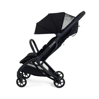 iCandy Pip Compact Pushchair – Lightweight, Cabin-Approved Stroller for Urban Living & Travel | Lie-Flat Seat, One-Hand Fold, Raincover -Black