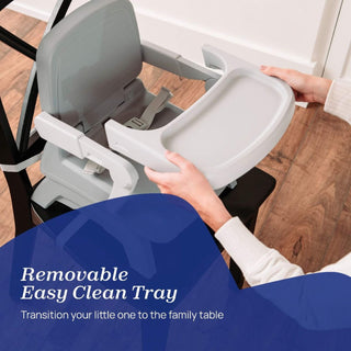 Chicco Bento Booster Seat with Removable Tray – Compact Travel Booster 6m–3y Vanilla