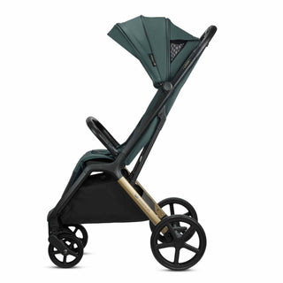 Kinderkraft Loom Stroller – Jade Green | Lightweight, Foldable Pushchair for Birth to 22kg