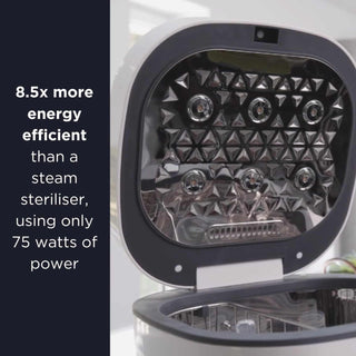 Vital Baby Advanced Pro UV Steriliser & Dryer – 5-Minute UV Sterilisation, HEPA Filter, No Water or Heat