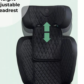 My Babiie i-Size Car Seat 100–150cm | Isofix | From 4 to 12 Years | Quilted Black