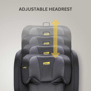 JoviKids Leon ISOFIX Booster Car Seat R129 i-Size Group 2/3 15 Months to 12 Years Twilight