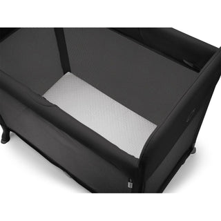 Bugaboo Stardust Travel Cot – Black | Pop-Up Folding Cot with Bassinet & Mattress