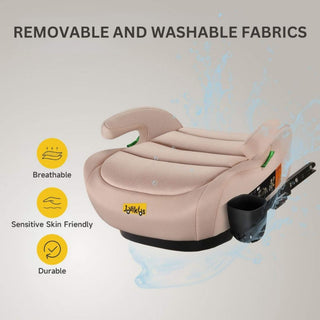 JoviKids Ohho+ i-Size ISOFIX Booster Seat with Cup Holder 6–12 Years Rosewood