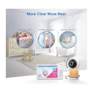 VTech RM7766HD Smart Pan & Tilt Baby Monitor – 7 Inch Display