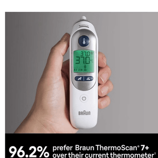 Braun ThermoScan 7+ Ear Thermometer IRT6525