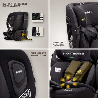 Jovikids CICI TT i-Size Child Seat 76–150cm - Twilight