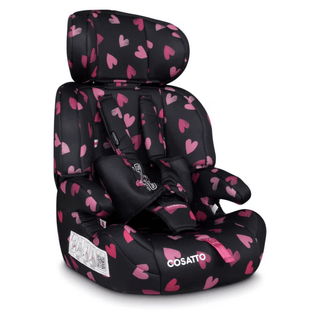 Cosatto Zoomi Group 1/2/3 Car Seat with Anti-Escape System – Charcoal Lighthearted