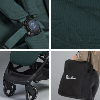 Silver Cross Clic 2 Pushchair with Travel Bag – Conifer