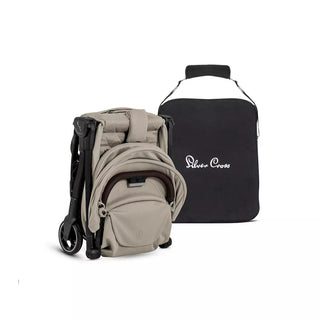 Silver Cross Clic 2 Pushchair with Travel Bag – Latte