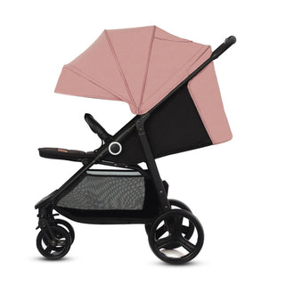 Kinderkraft Grande Plus Pushchair – Pink | One-Hand Fold, Lie-Flat Seat, Birth to 22kg